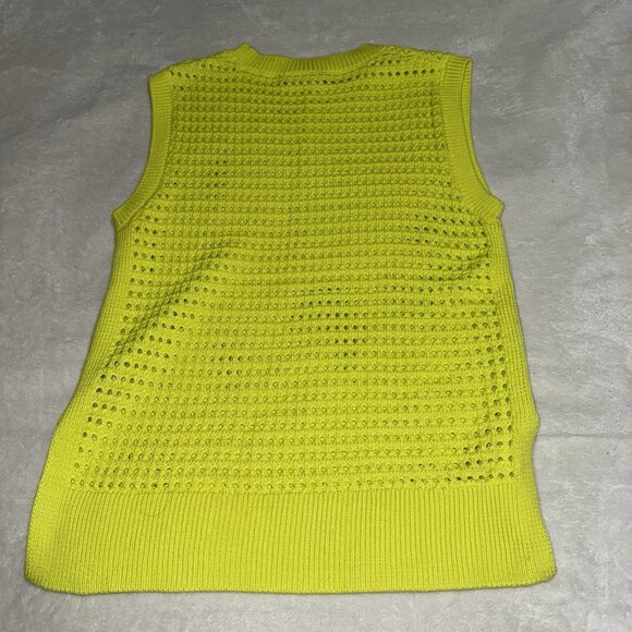Women’s Varley Darin Longline Knit Tank Yellow Size Medium - Picture 7 of 7